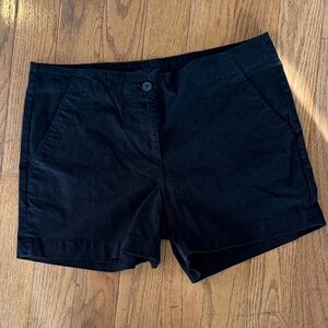 Nautica Women's Black Shorts stretch chino